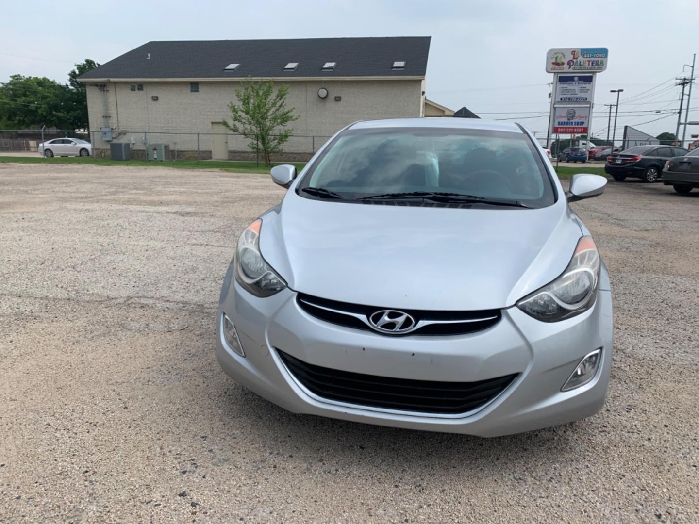 2013 Silver /Black Hyundai Elantra (5NPDH4AE1DH) with an 4 Cylinders E 1.8L MFI DOHC 110 engine, AUTOMATIC transmission, located at 1830 North Belt Line Road, Irving, TX, 75061, (469) 524-0199, 32.834373, -96.993584 - Photo#1